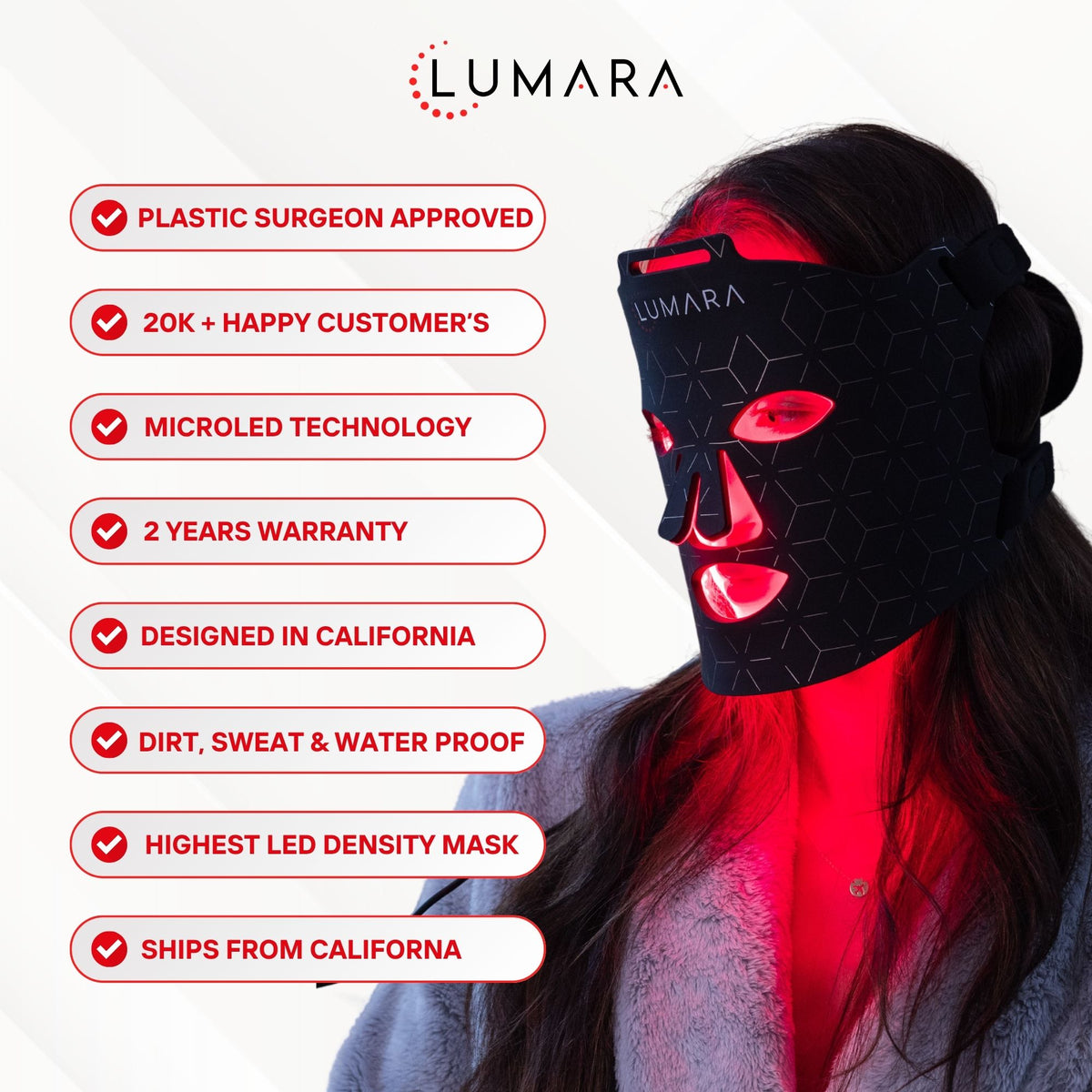 VISO - Anti-Aging Red Light Mask – Lumara