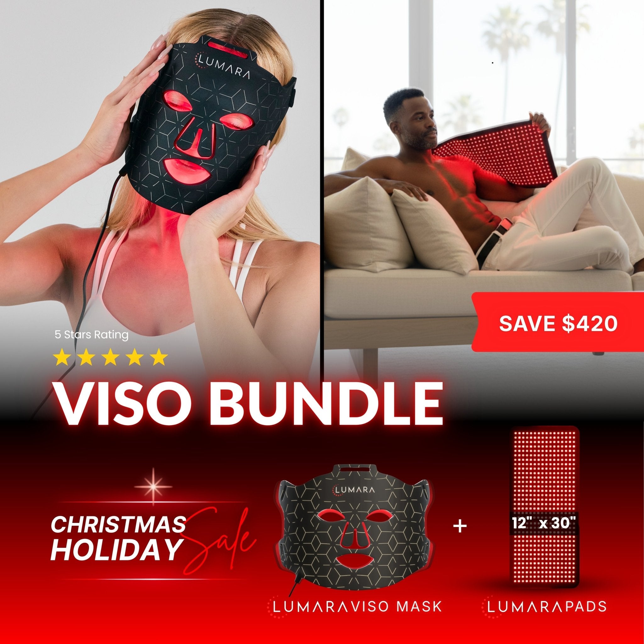 VISO - Anti-Aging Red Light Mask