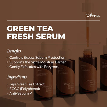 ISNTREE Jeju Green Tea Extract Serum