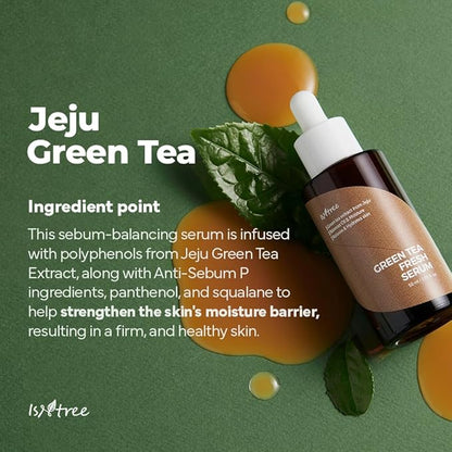 ISNTREE Jeju Green Tea Extract Serum